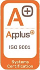 Applus ISO 9001 · Systems certification